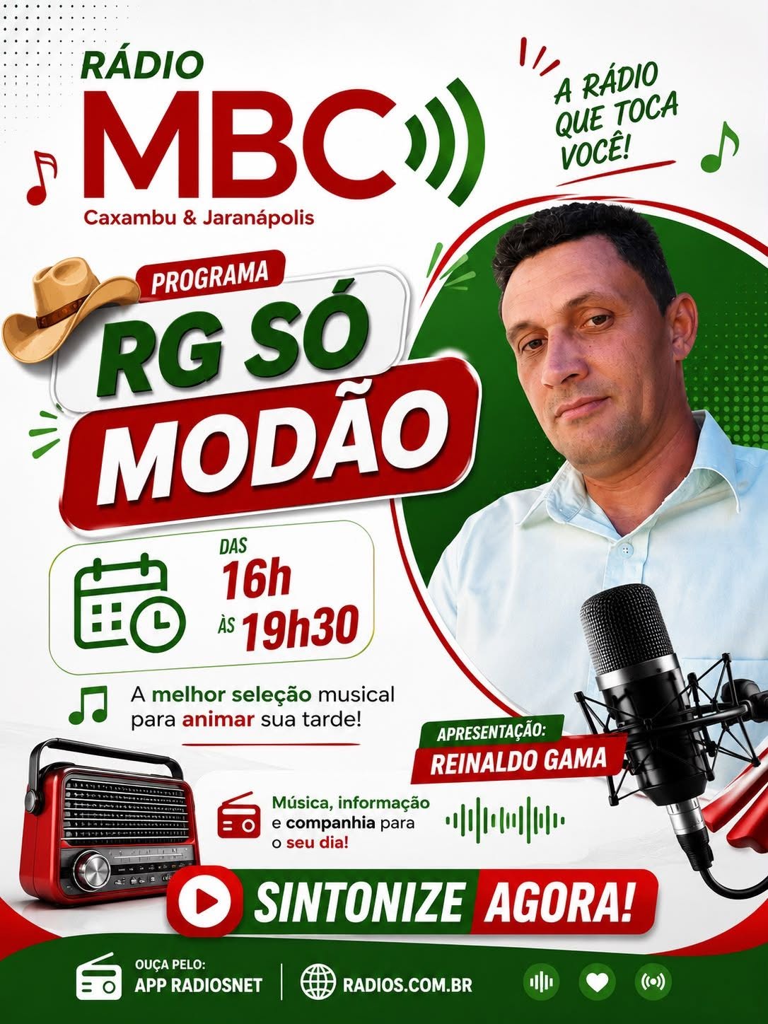 Programa Só Modão - Reinaldo Gama